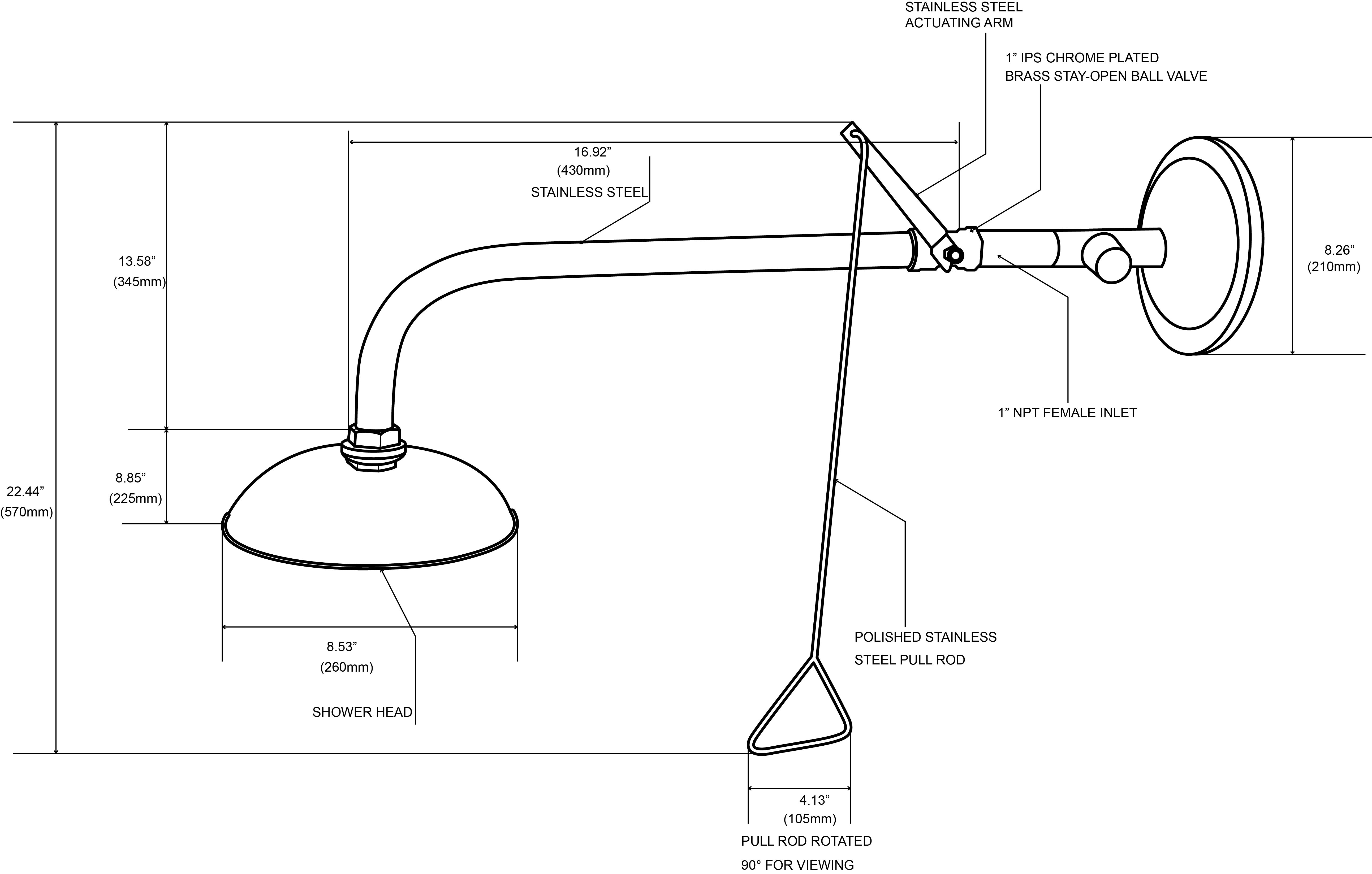 Wall-mounted Emergency Eye Washer GE-W304A(图6)