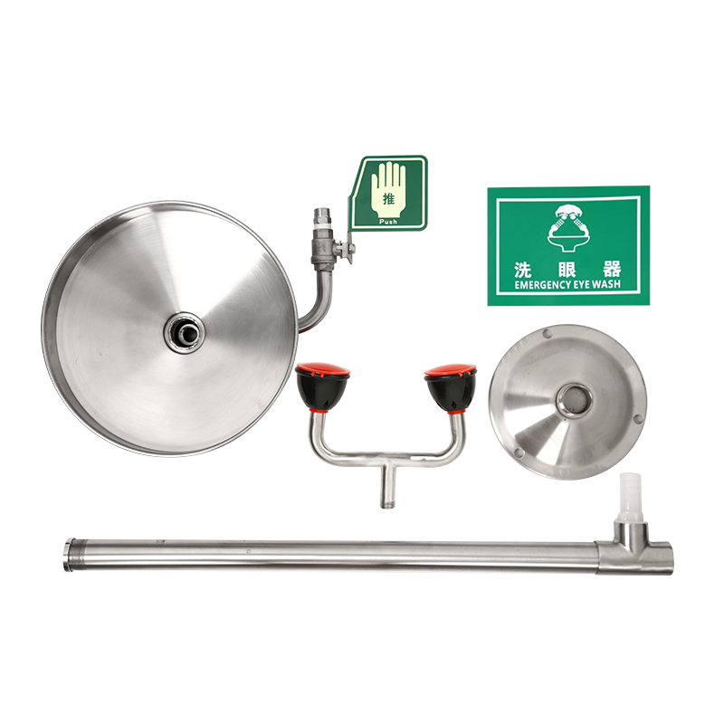 Pedestal Stainless steel Emergency Eye Wash Station(图2)